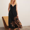 SANCTUARY Black Lotus Maxi Dress
