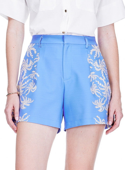JADE Seabreeze Fern Pleated Shorts