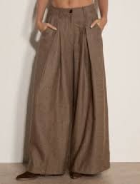 APRICOT Brown Wide Leg Trouser