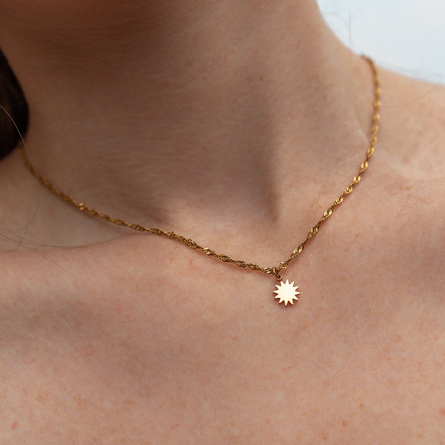 Alco Gold Limitless Sun Necklace