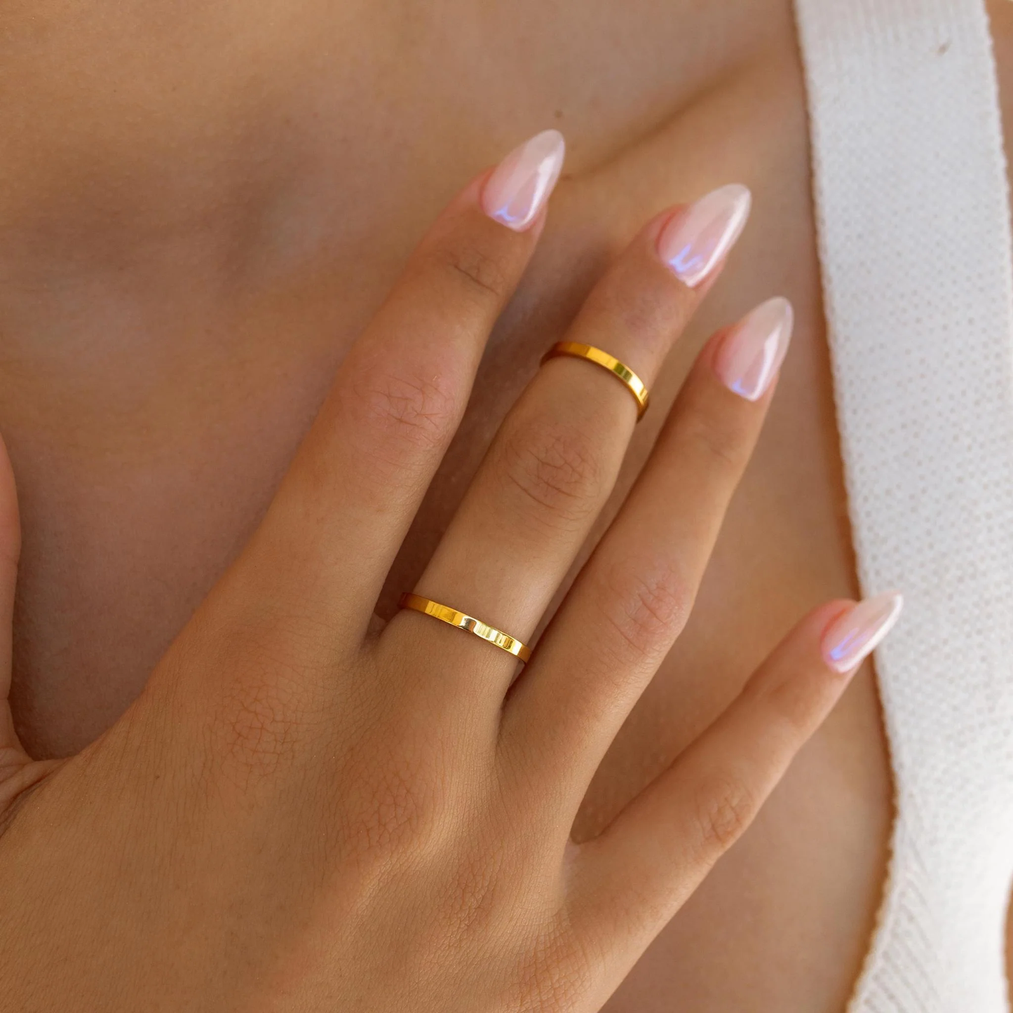 ALCO Staple Gold Ring