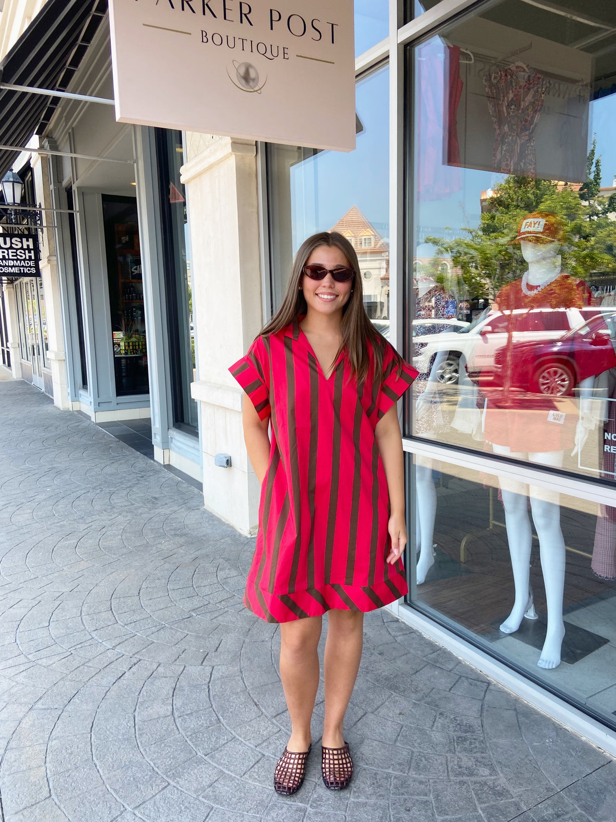 Splendid Stripe Mini Dress