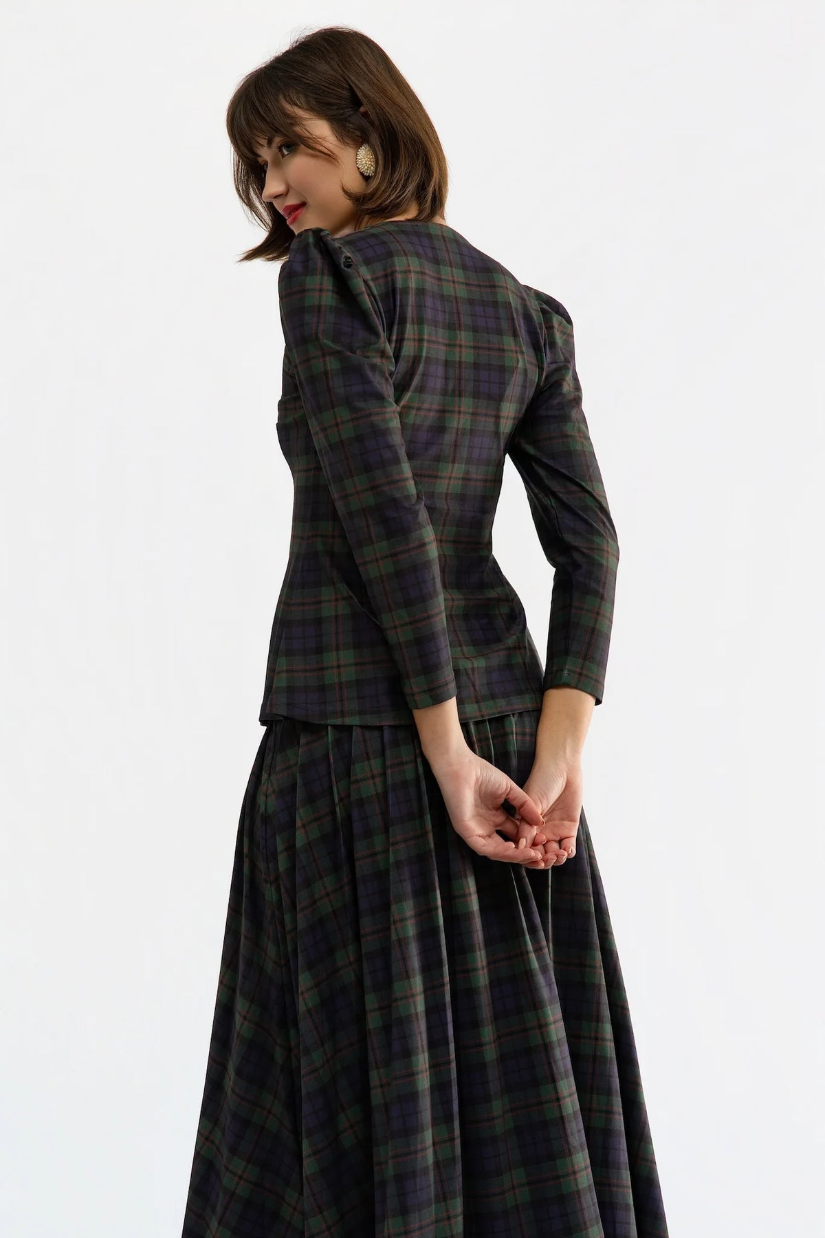 SMITH & QUINN Glade Plaid Lennox Maxi Skirt