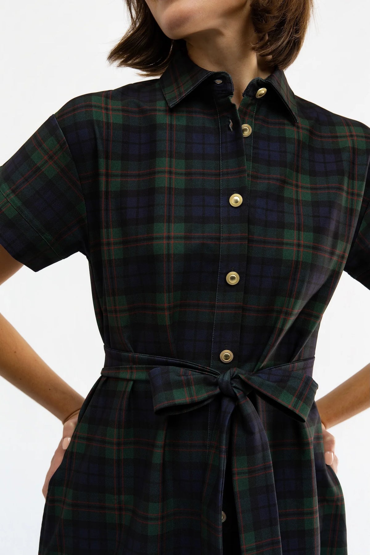 SMITH & QUINN Glade Plaid Miller Maxi Dress