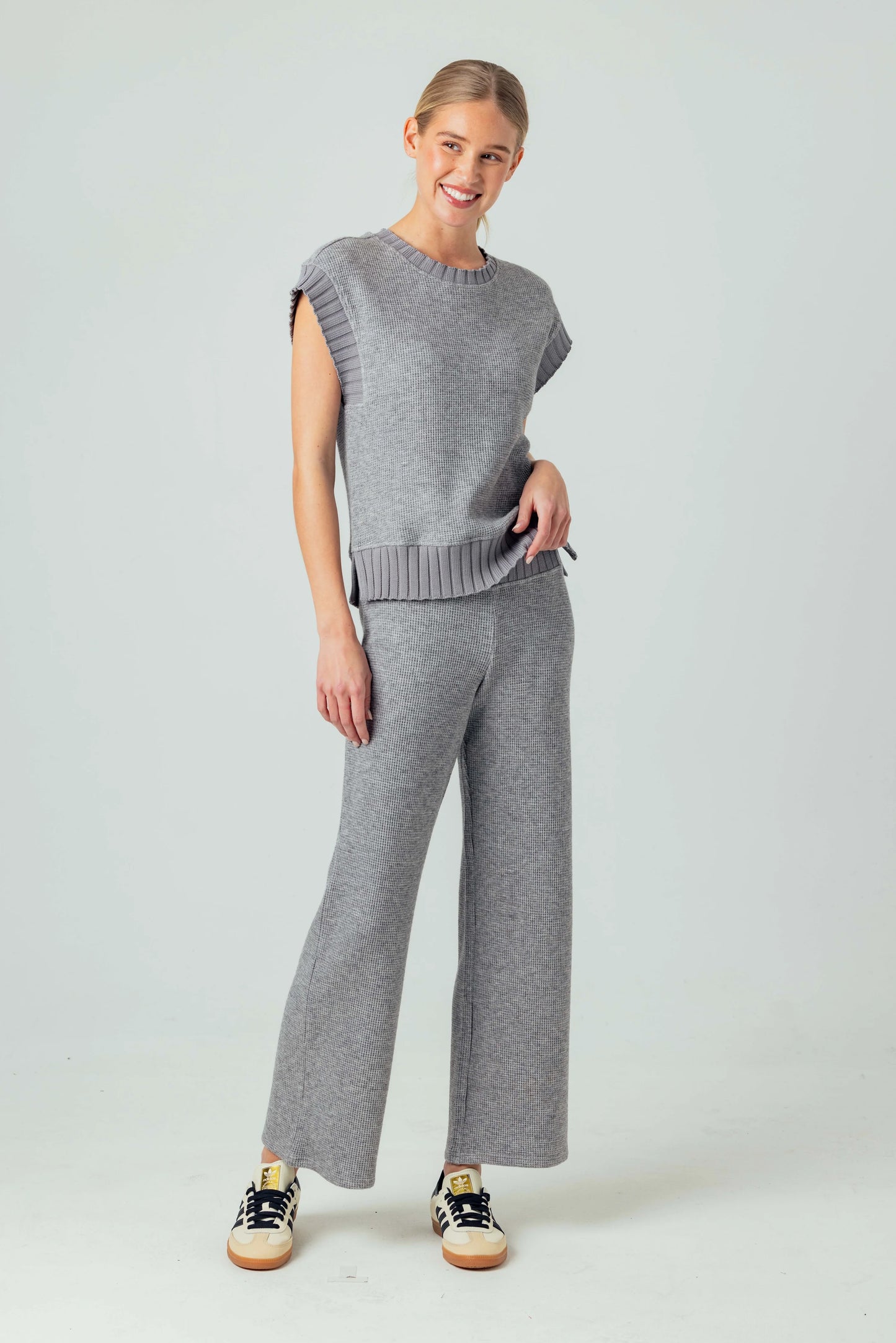 SUNDAYS Pewter Thermal Thalia Pants