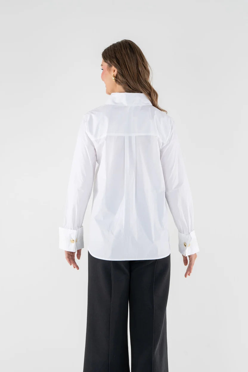EMILY MCCARTHY White Classic Oxford
