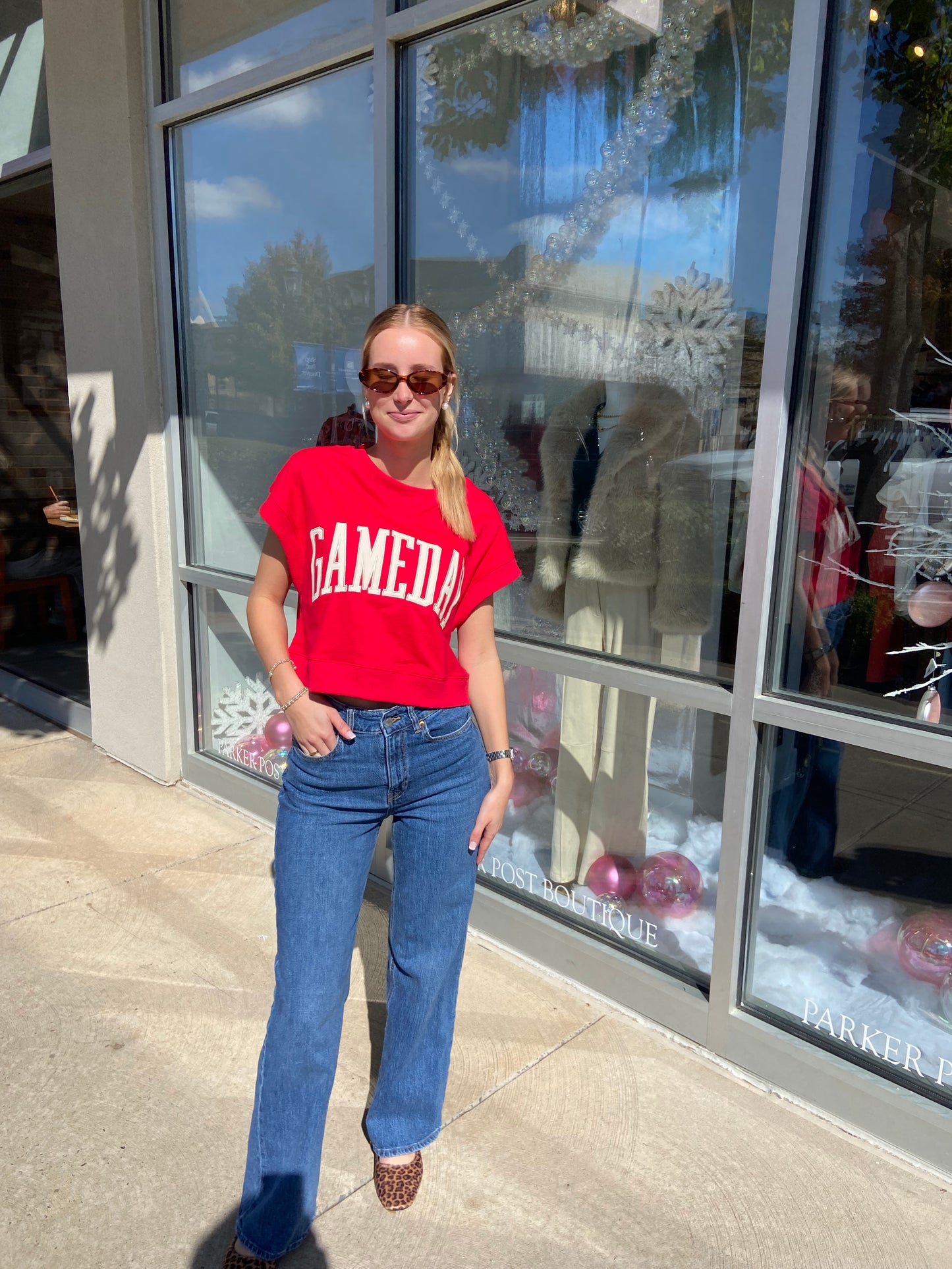 GAMEDAY Boxy Cropped Top