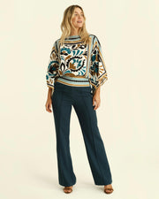 CARTOLINA Fenna Scarf Top