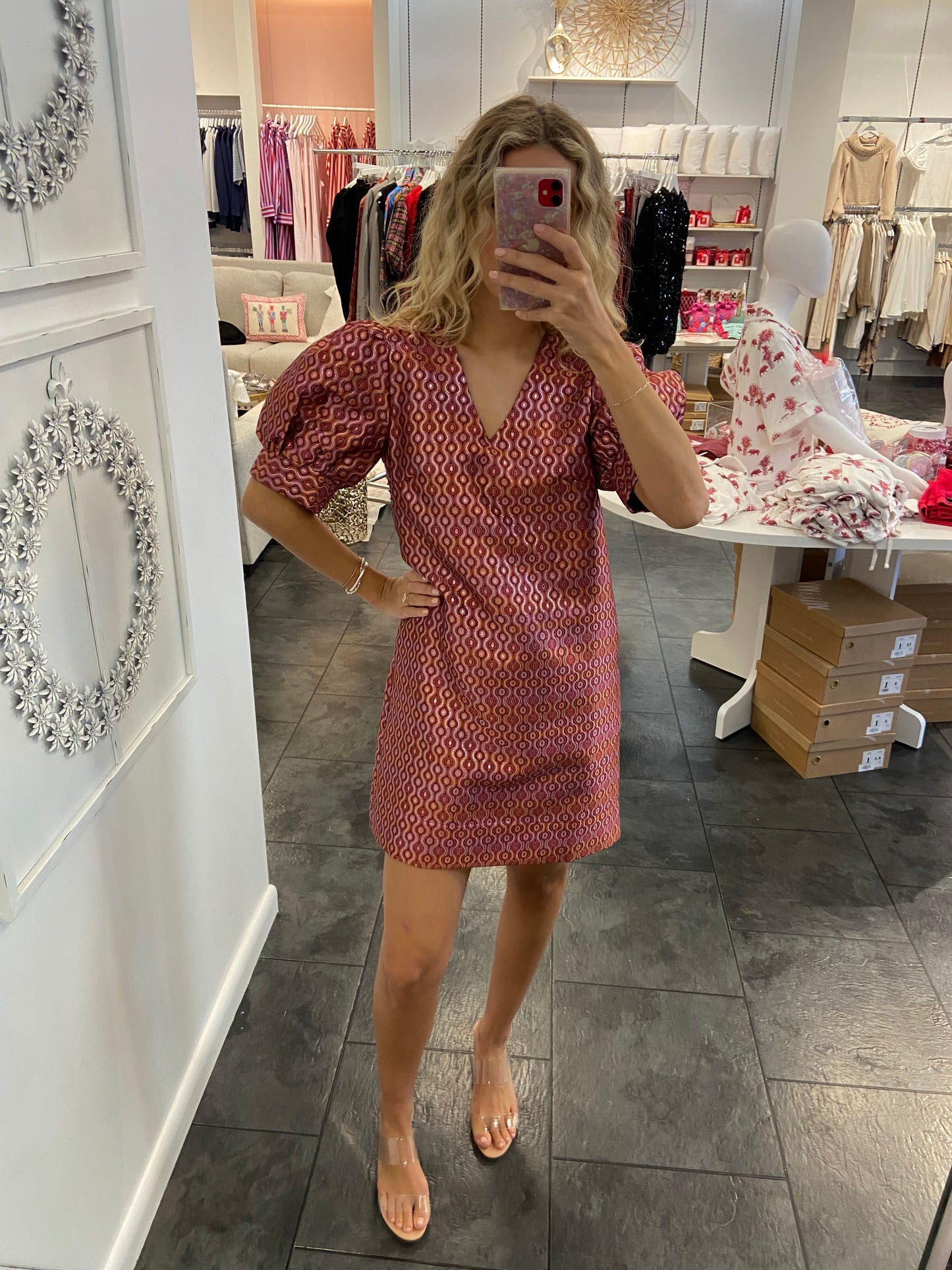 JADE Groovy Grid Dress