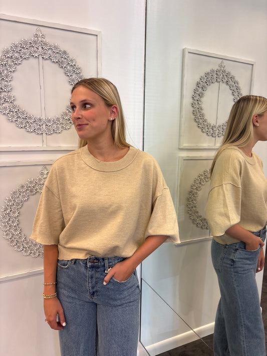 Oatmeal Sunday Sweater