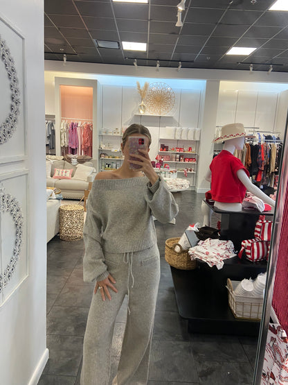 Saturday Off Shoulder Top and Pant Set