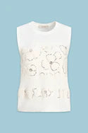 ASTRID White Runway Tank
