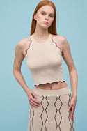 ASTRID Azzura Sand Top and Maxi Skirt Set