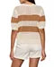 SANCTUARY Tan Beachside Openwork Tee