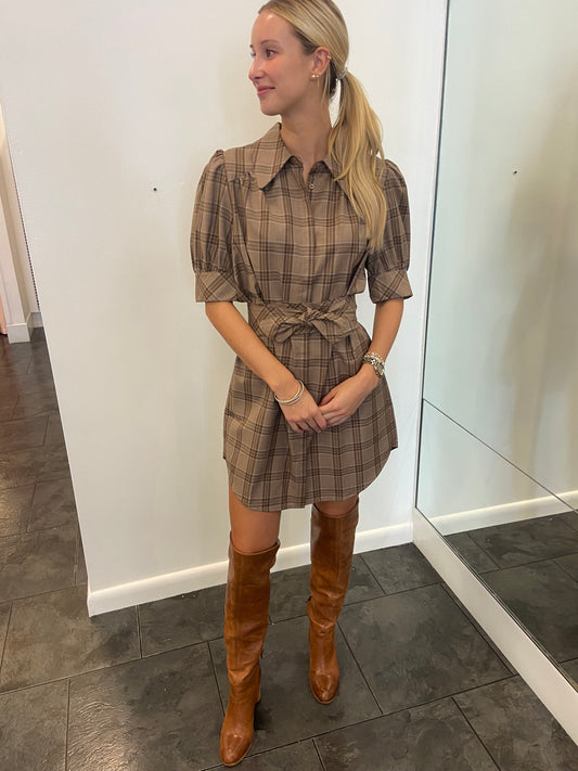 SUNDAYS Mocha Kambry Dress