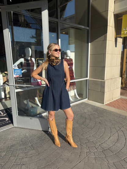 SUNDAYS Dark Denim Mini Rae Dress