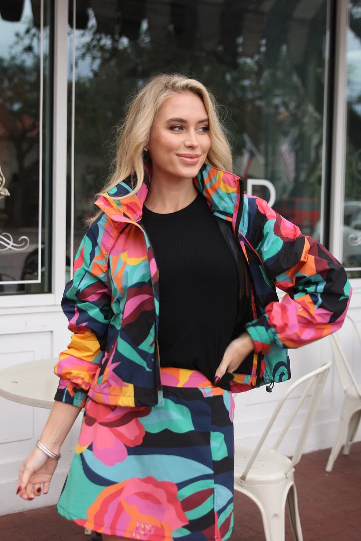 KARLIE Big Floral Weekend Jacket