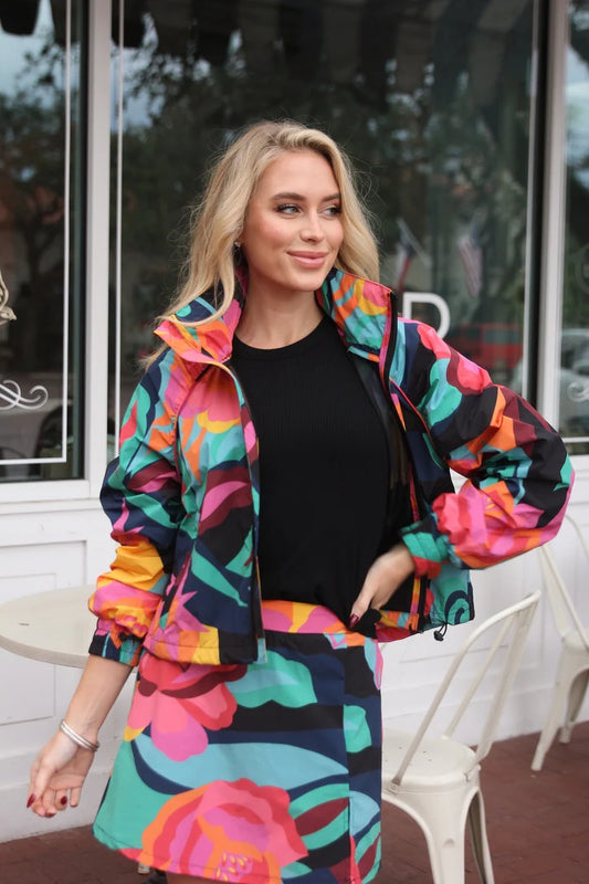 KARLIE Big Floral Weekend Jacket