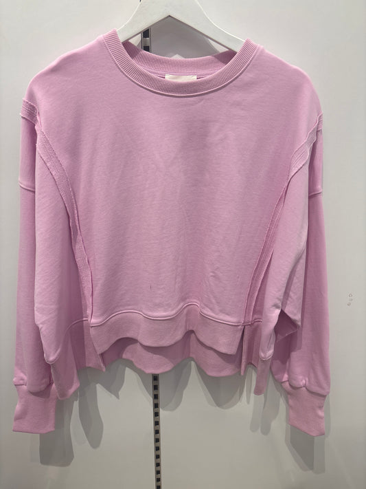 Jane Long Sleeve Sweateshirt - Lt. Pink
