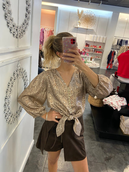 Rodeo Brown Suede Skort