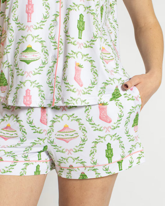 Nutcracker Trellis Sleep Shorts