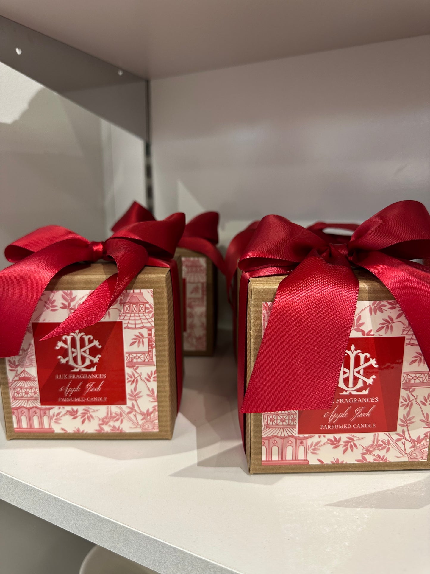 Apple Jack Christmas Candle