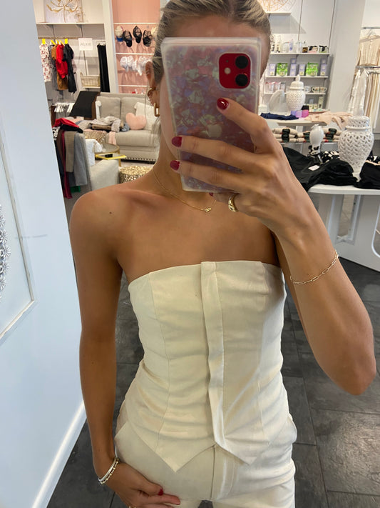 Neve Suede Tube Top