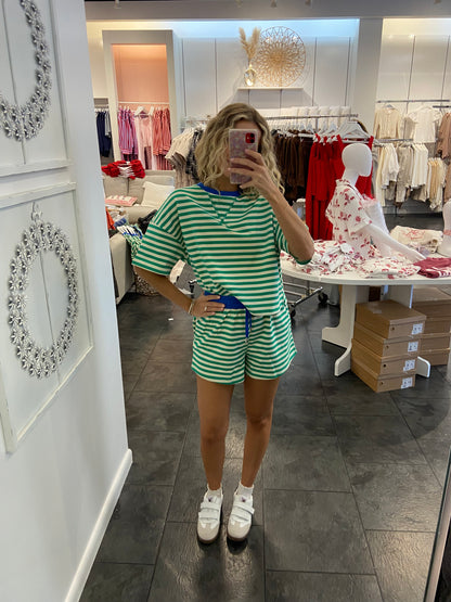 Warrior Striped Terry Lounge Set