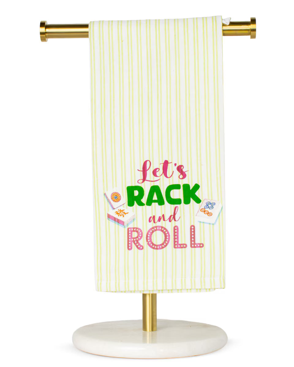 Let's Rack and Roll Hand Towel