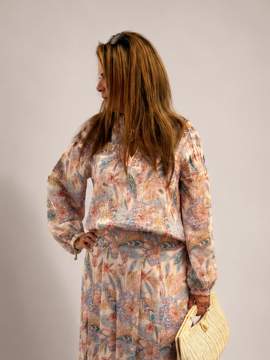 CABALLERO Paisley Floral Glenda Maxi Skirt