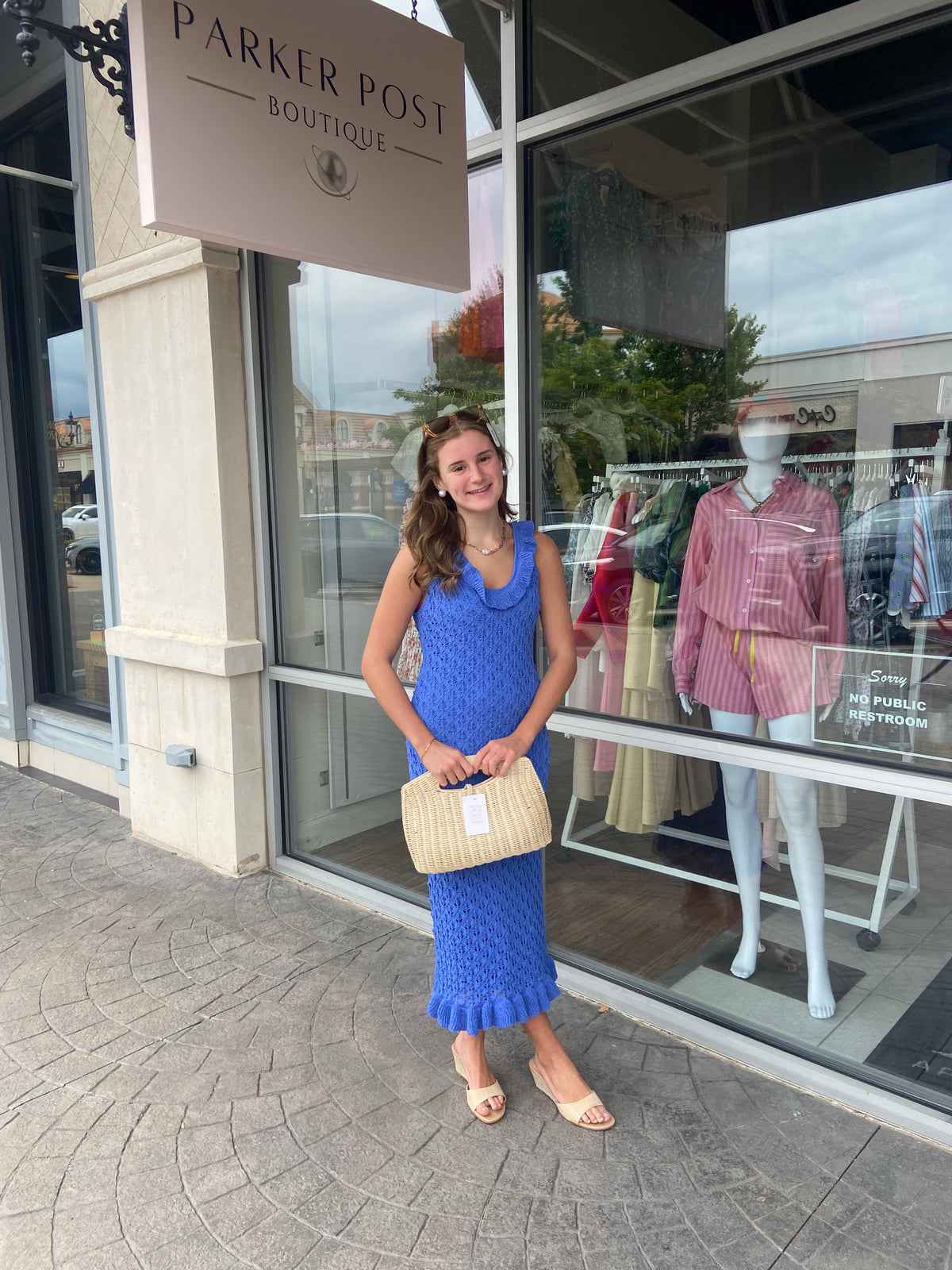 Arlo Pointelle Midi Dress