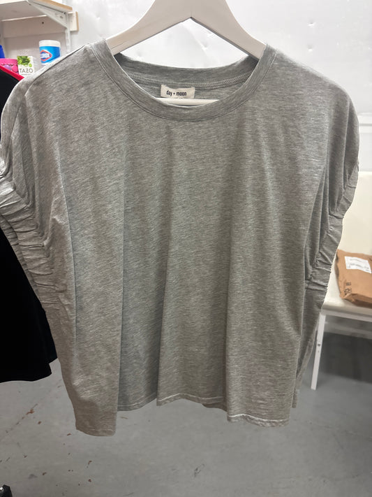 Marcy Easy Knit Top - Gray
