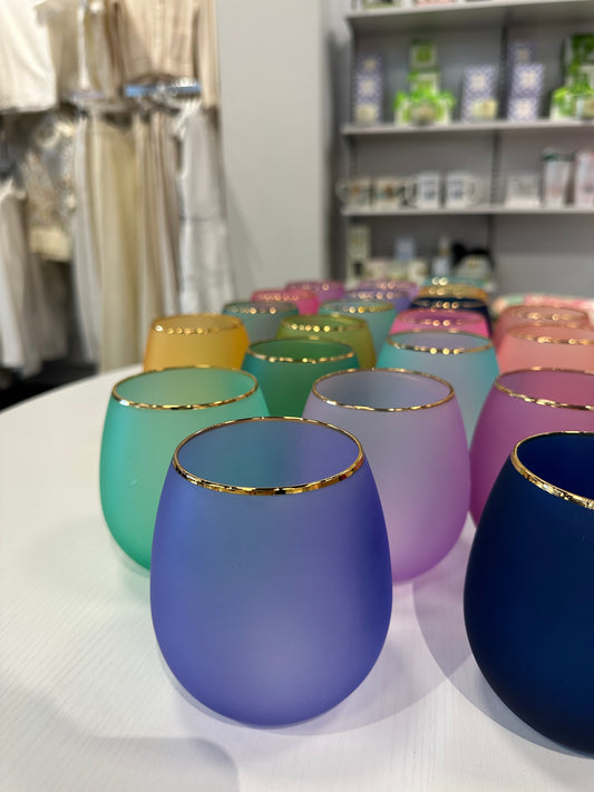 Frosted Sipper Wine Glass