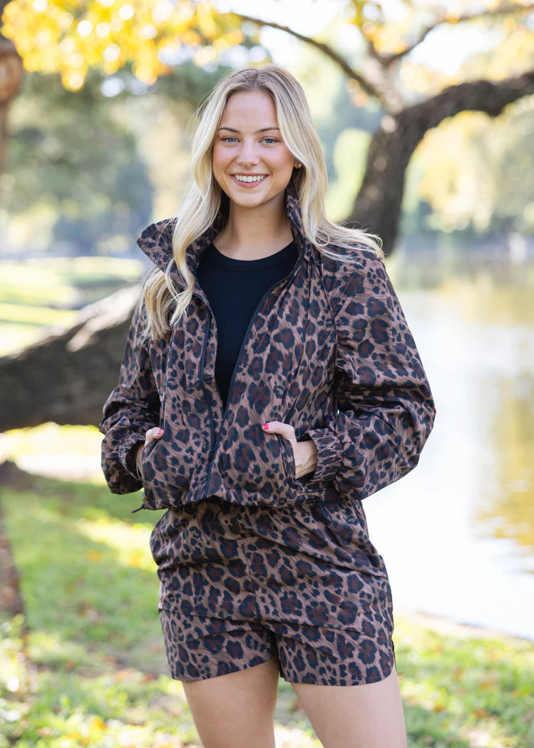 KARLIE Leopard Performance Jacket