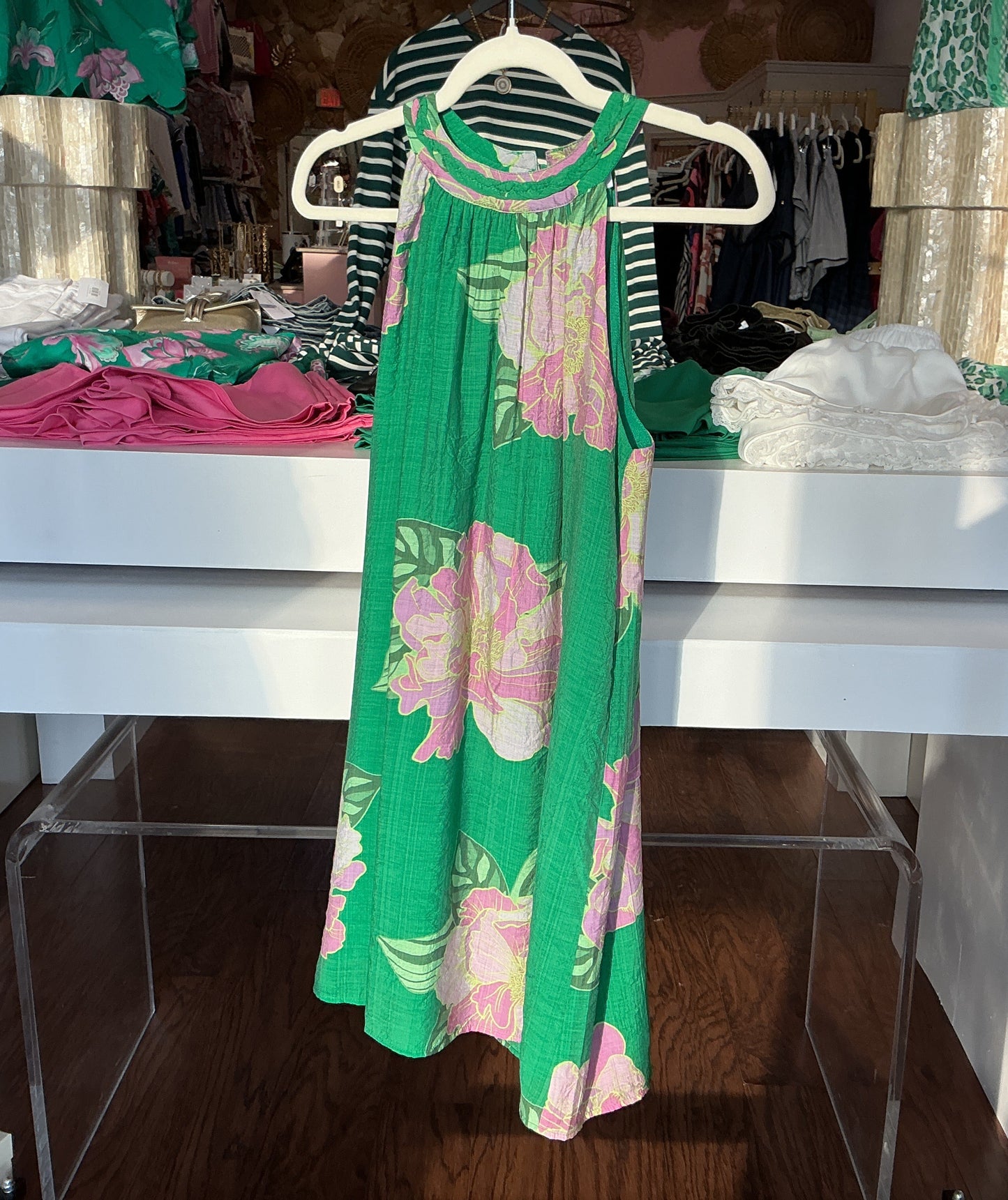 Baker Halter Floral Dress