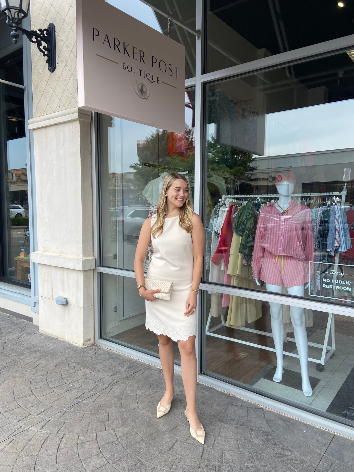 ESQUALO Cindy Sleeveless Flower Dress