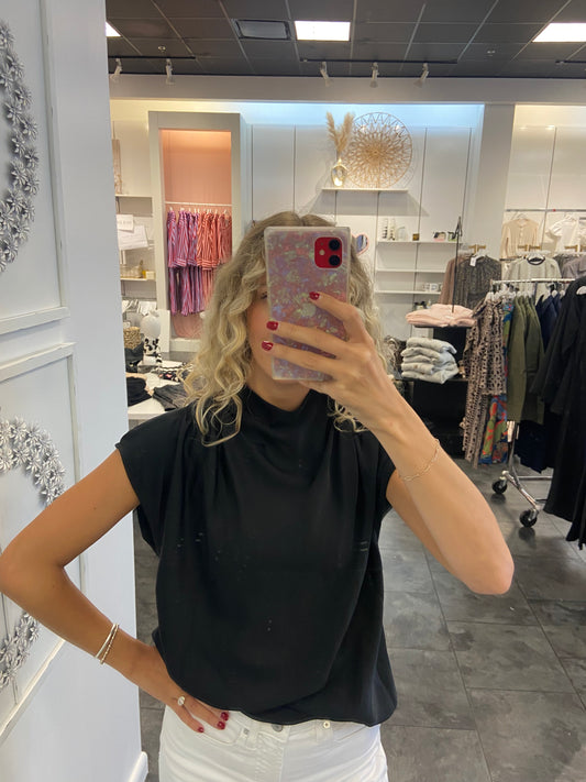 Silent Mock Satin Blouse