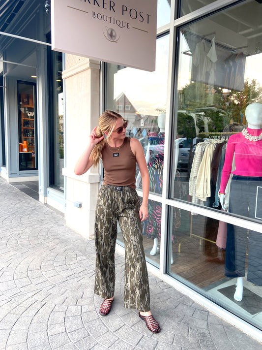 LULU MAC Dark Olive Tank