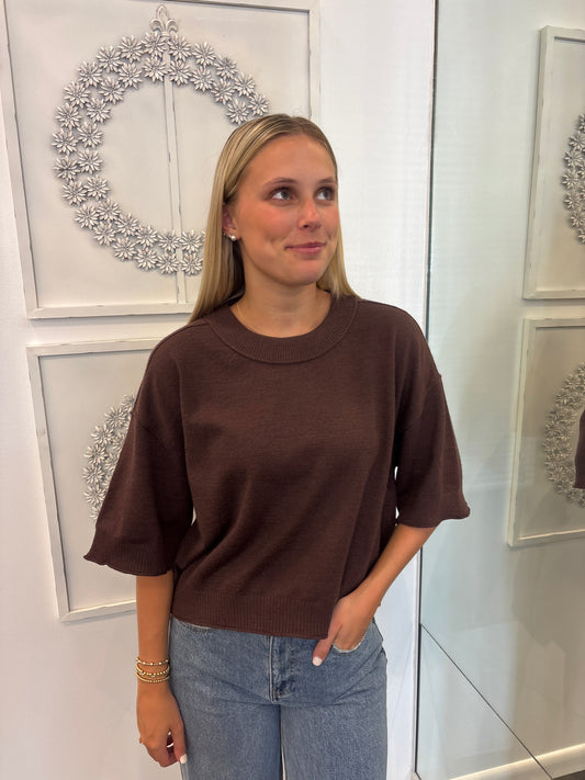 Brown Sunday Sweater