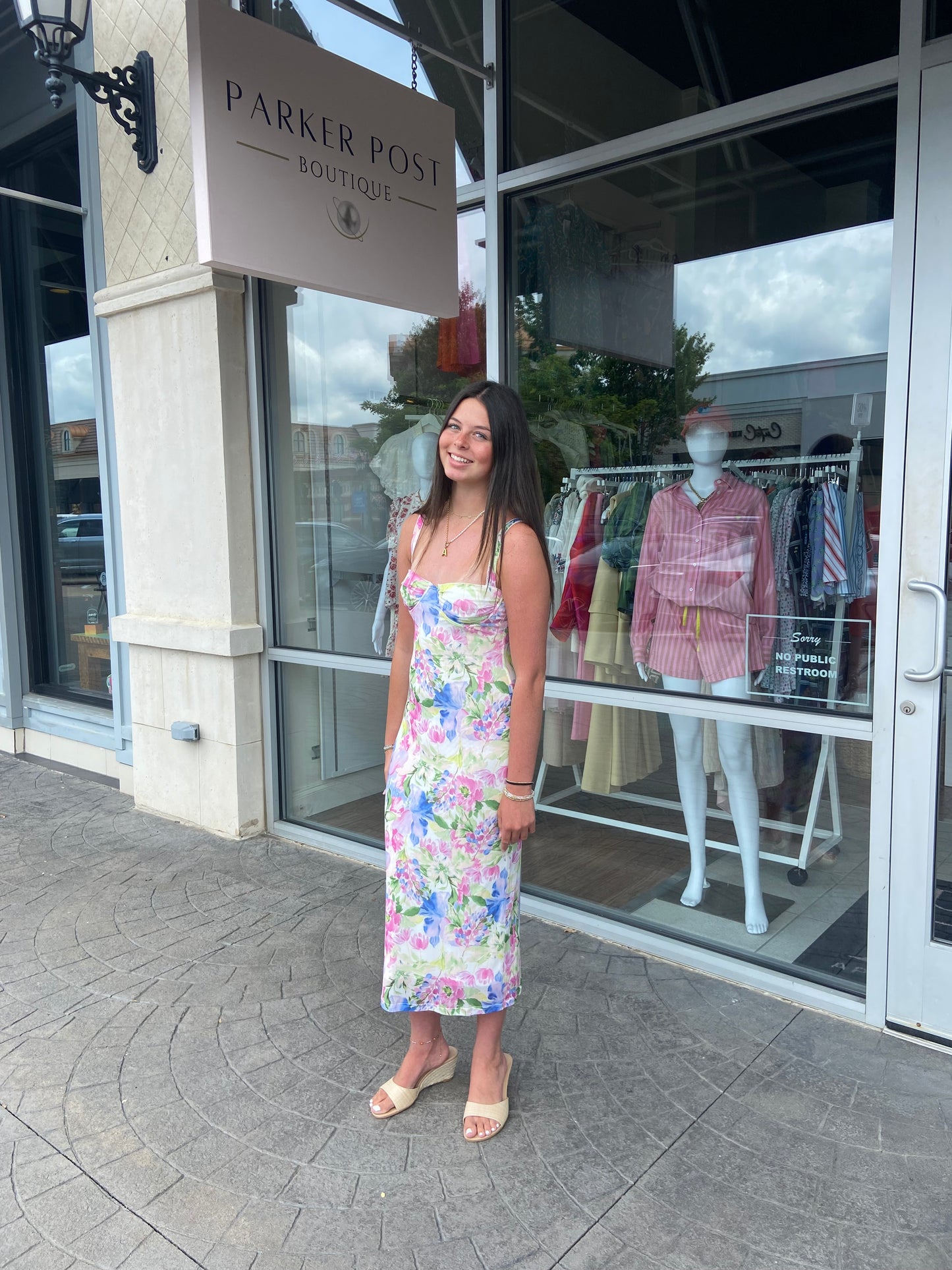 Celina Mesh Midi Dress