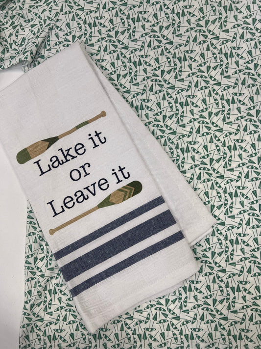 Lake It or Leave It Hand Towel