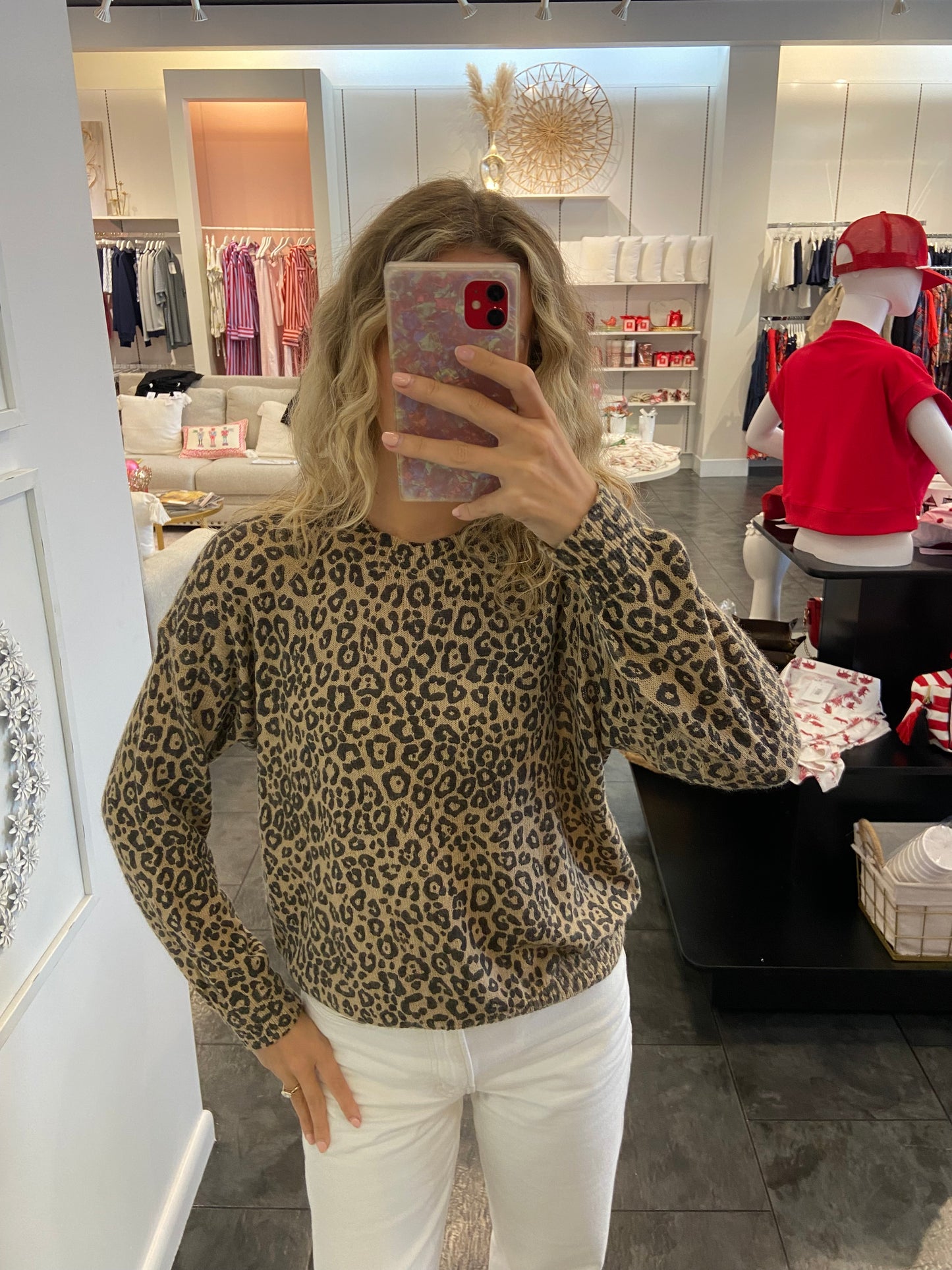 Leopard Lightweight Sweater