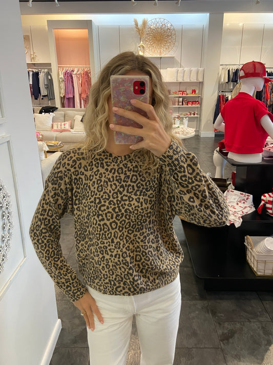 Leopard Lightweight Sweater