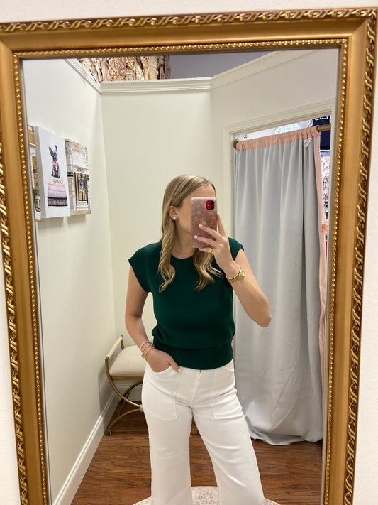 Parkway Forest Green Lightweight Sweater