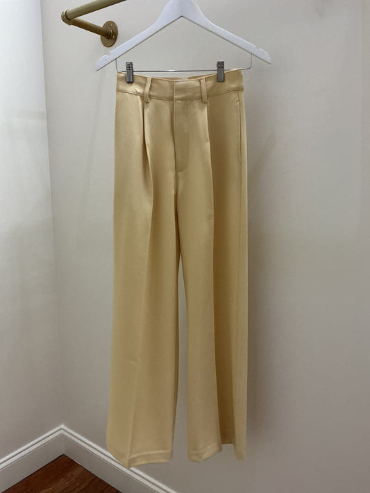 Sasha Yellow Wide Leg Trouser