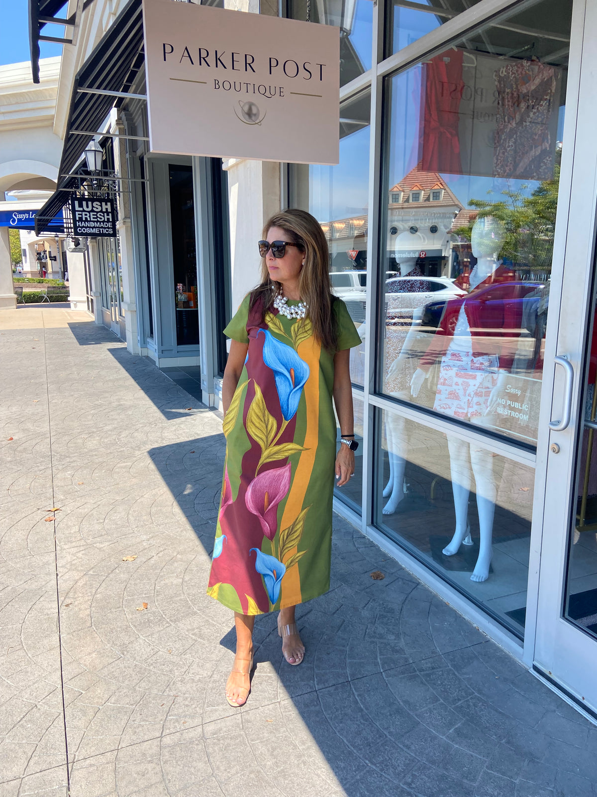 ALDEN ADAIR Calla Lily Elliot Maxi Dress