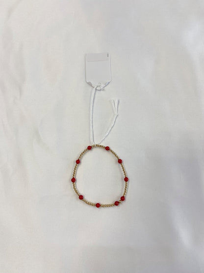 JENY BAKER Chelsea Bracelet - GAMEDAY RED