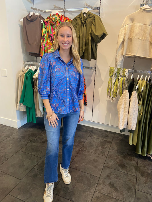 Penny Puff  Sleeve Blouse