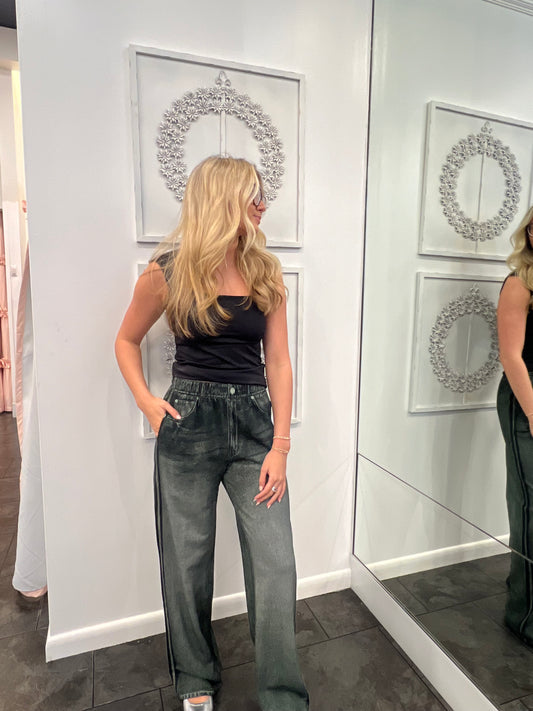 Gene Faux Jeans Track Pant