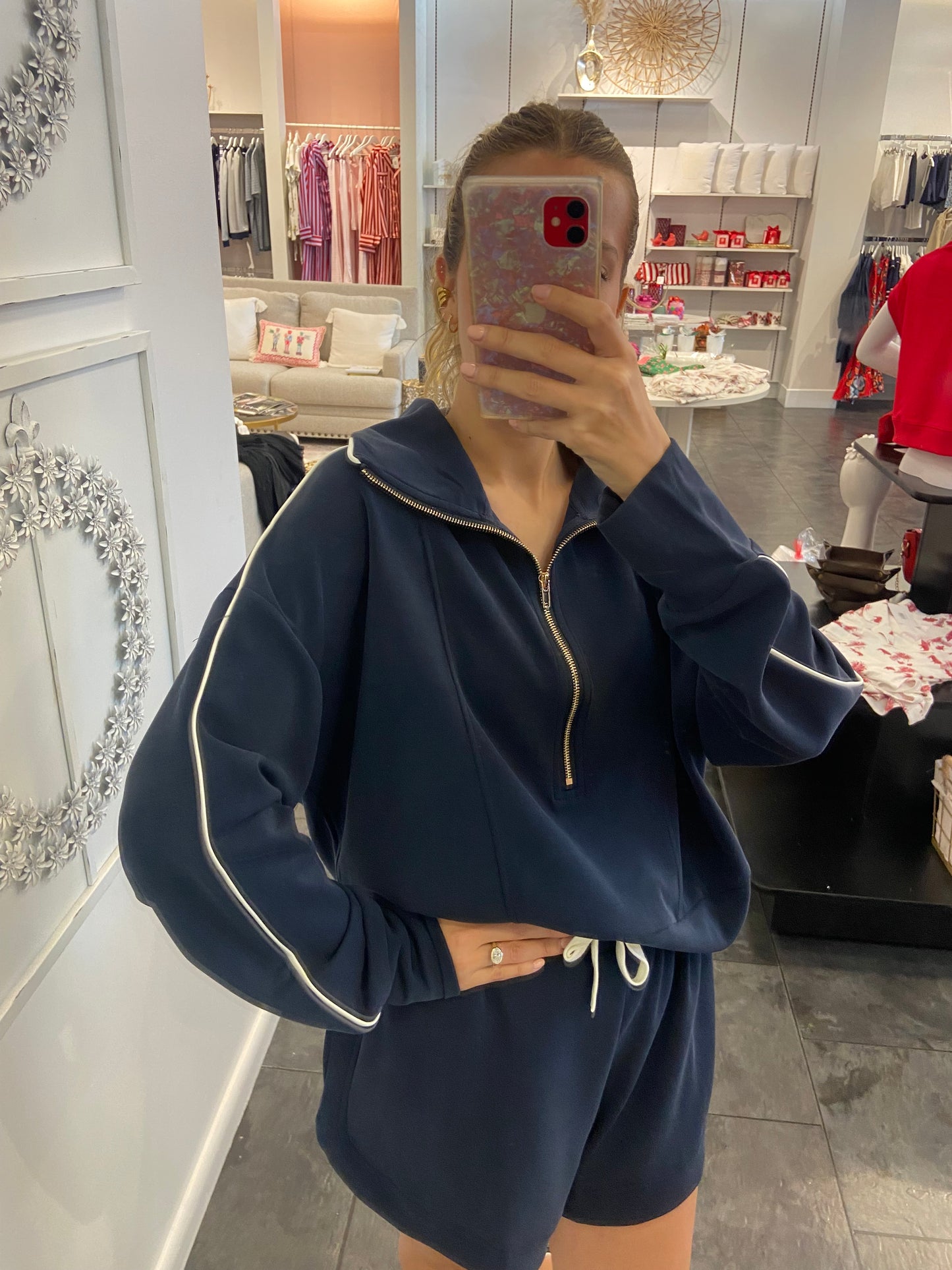 Collegiate Navy Scuba Short